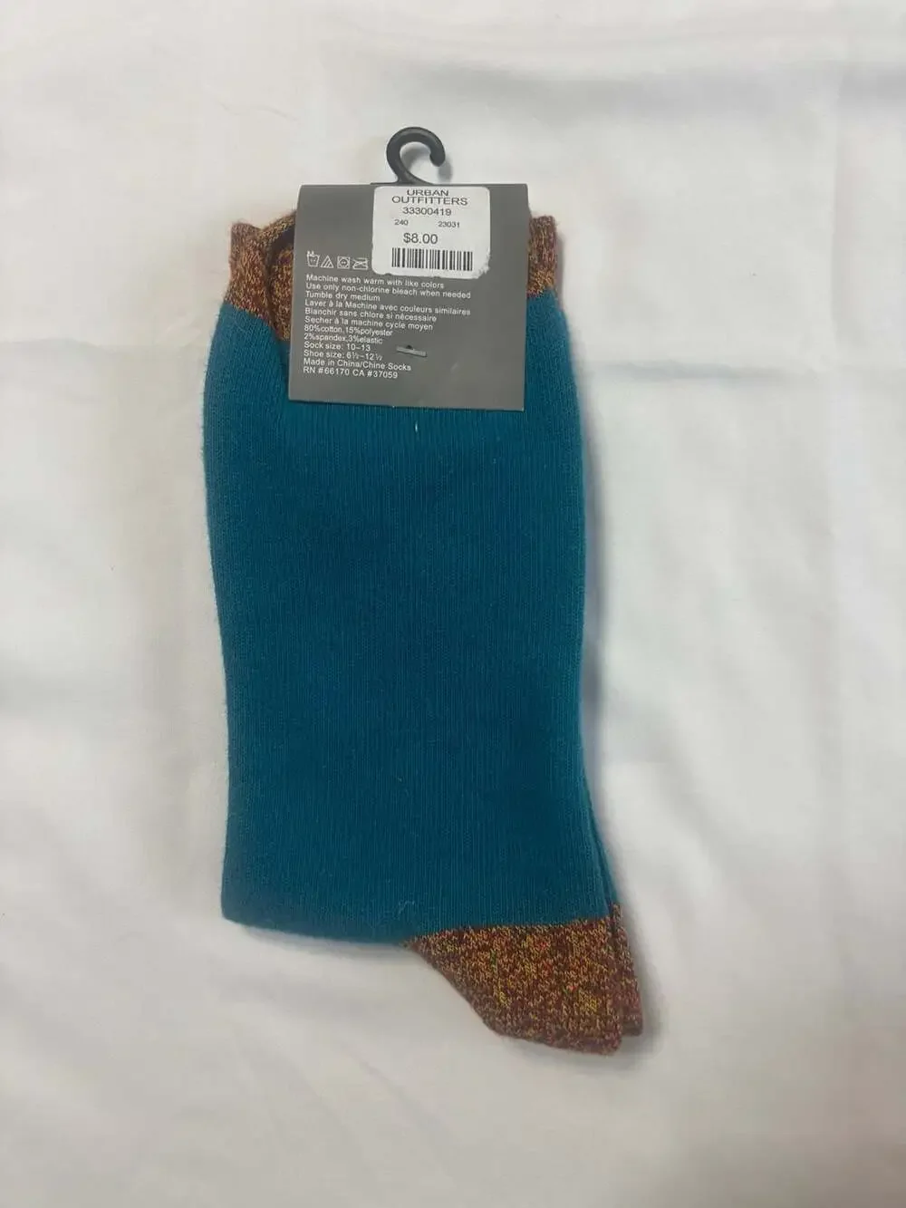 Urban Outfitters 'Whatever' Rainbow Crew Socks